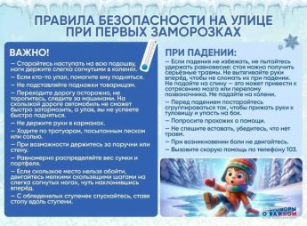 Правила безопасности.