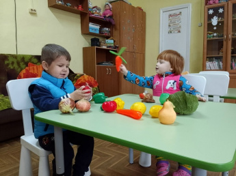 Занятие с малышами "Дары осени"